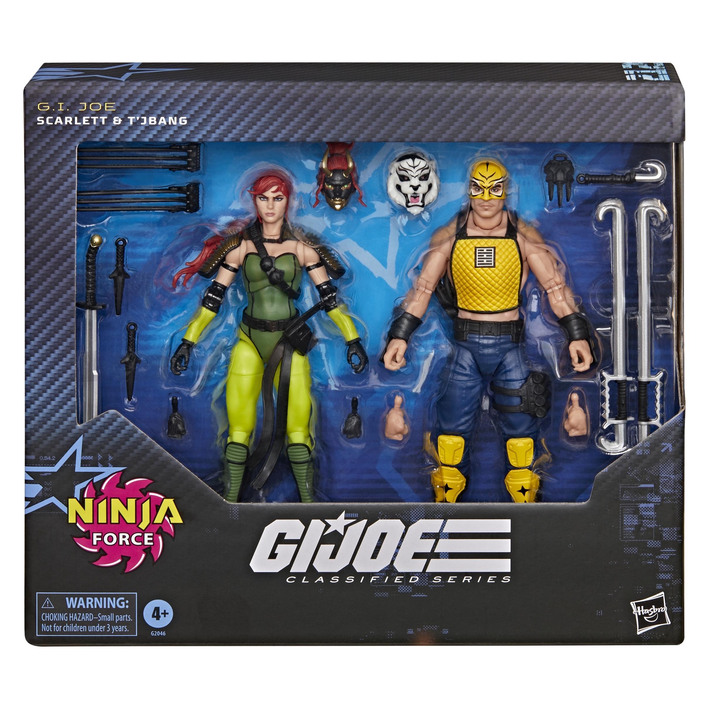 Hasbro "G.I. JOE - Ninja Force Scarlett & T'Jbang -Fig. Classified Series 15cm" (G20465L00)