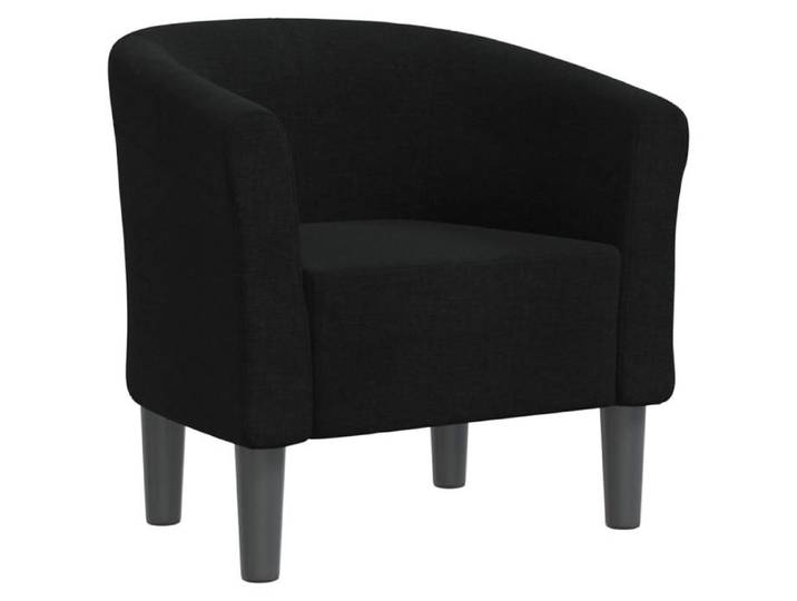 Fauteuil cabriolet Canapé simple - Noir - tissu M12356432