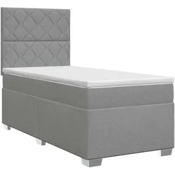 vidaXL, Boxspringbett, Boxspringbett (90 x 190 cm)