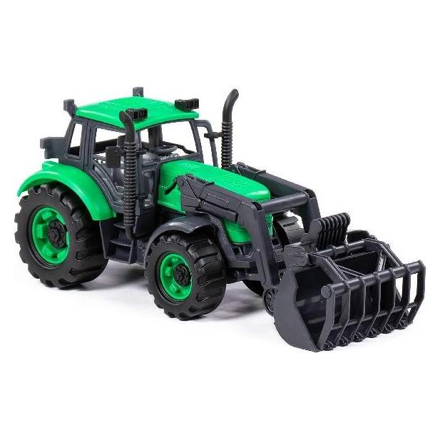 Polesie Traktor med frontskovl 24,5x10x11cm, grn (91741)