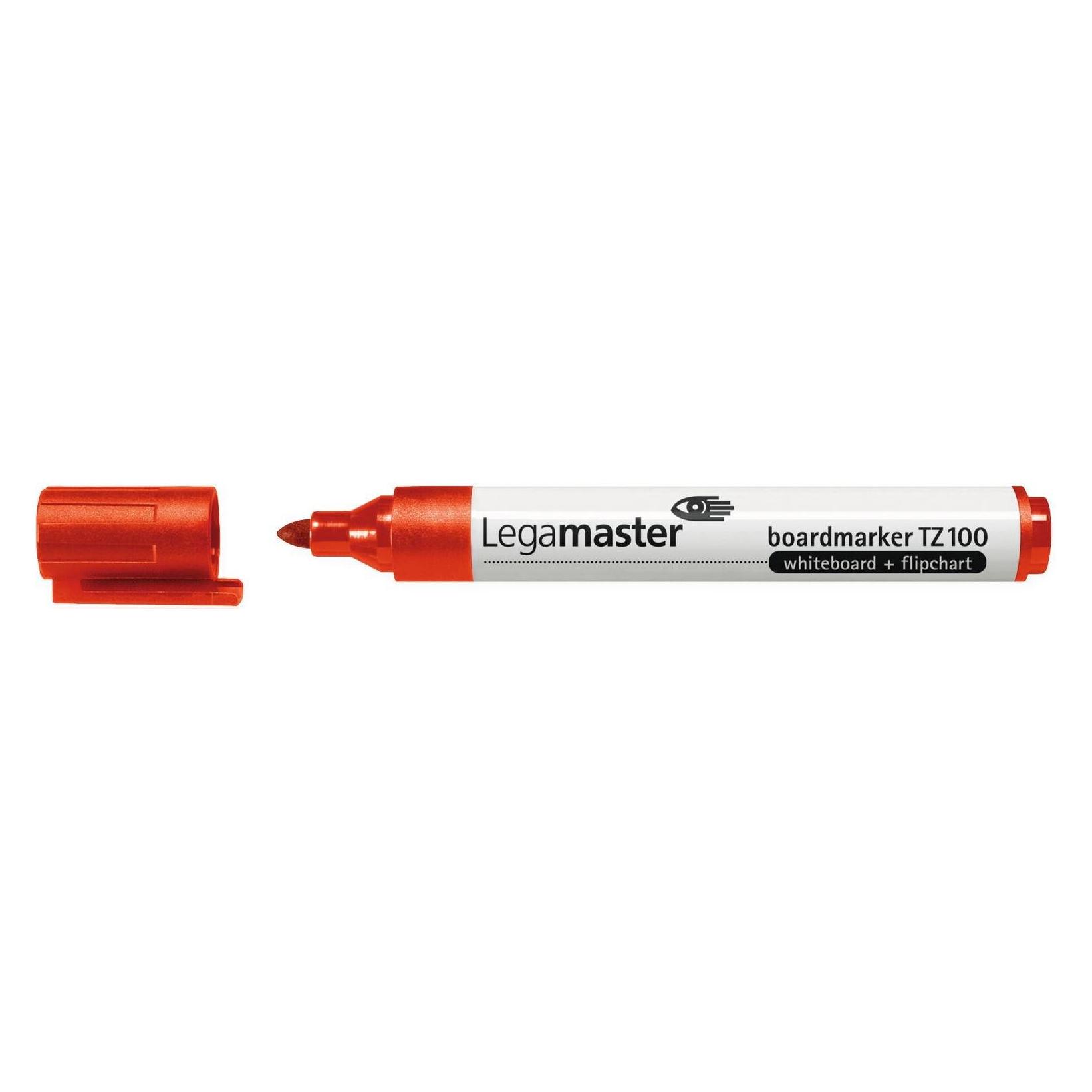 Legamaster Whiteboard-Marker TZ100, Rot, 10 Stück (10x) (7-110502)