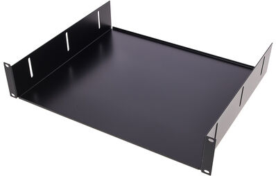 K&M "28482-070-55 19" Rack Shelf 2U" Schwarz
