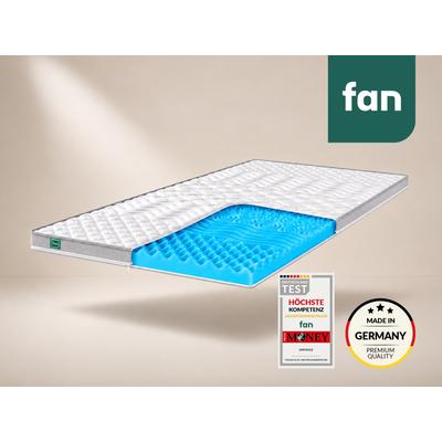 Topper FAN "Softly XXL Plus, Topper 90x200, 140x200 cm und weitere Größen", weiß, B:100cm H:7cm L:200cm, Kaltschaum, Topper, Kundenliebling, über 1500 positive Bewertungen >Made in Germany<