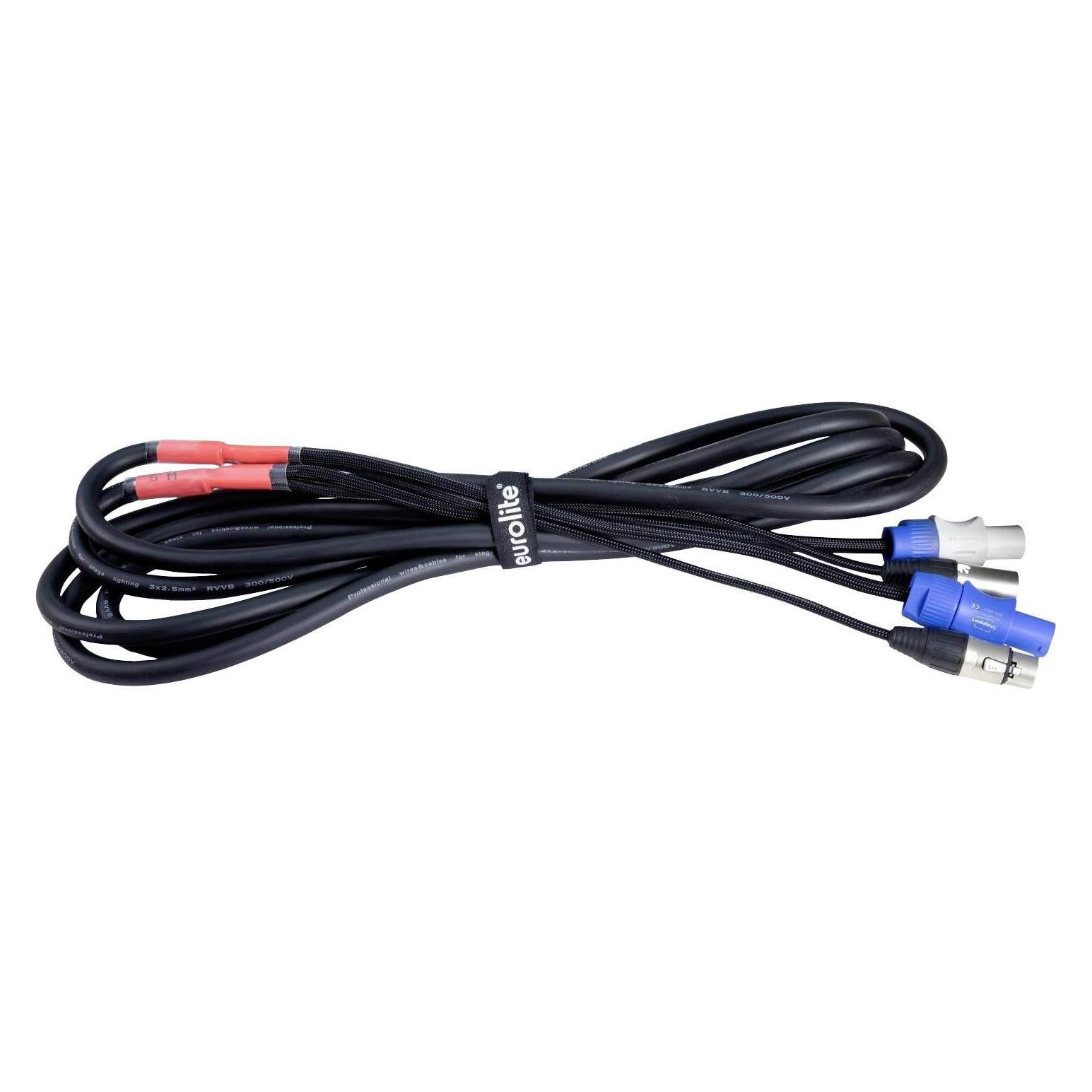 Eurolite Kombikabel DMX P-Con/3 Pin XLR 5m (5 m, XLR Kabel) (30227784)