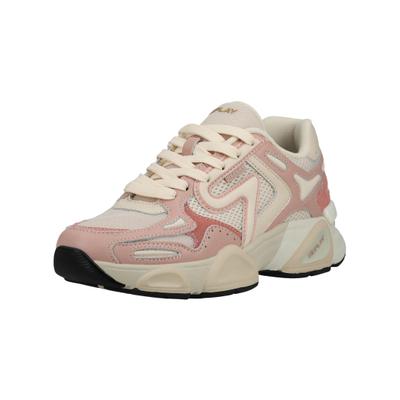 Sneaker REPLAY "Replay Sneaker Textil", Damen, Gr. 38, Textil, rosa (pink, weiß), Schuhe Sneaker