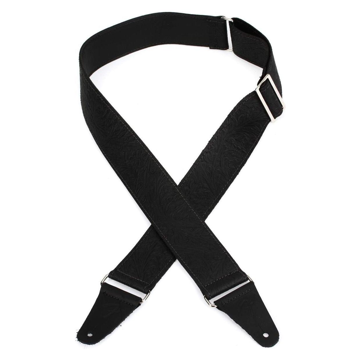 Fender Tooled Leather Strap, 2, Black (B083F7XGV6)