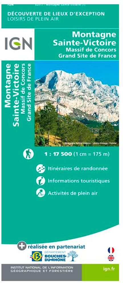 IGN  - Montagne Sainte-Victoire - Carte