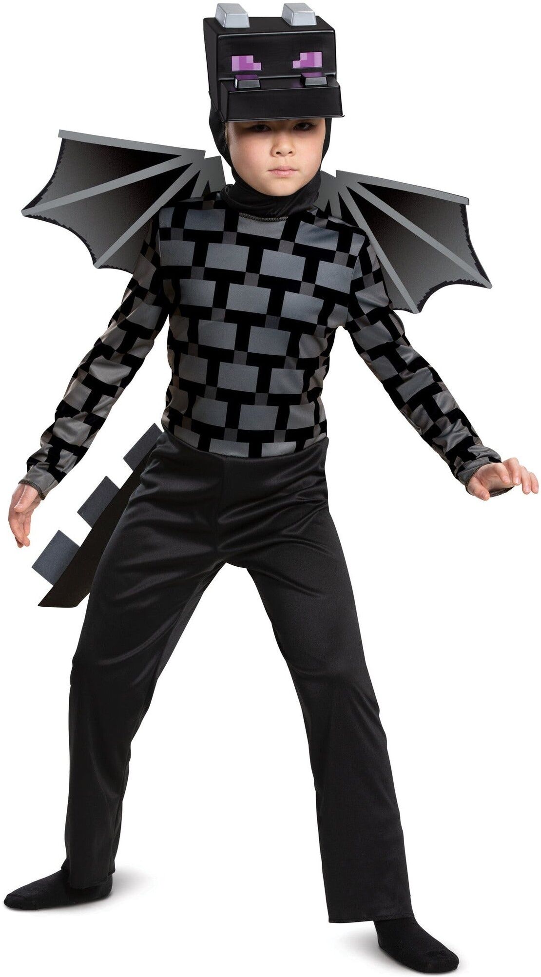 Minecraft Ender Dragon Classic Costume for 7–8 Years, Medium - Disguise