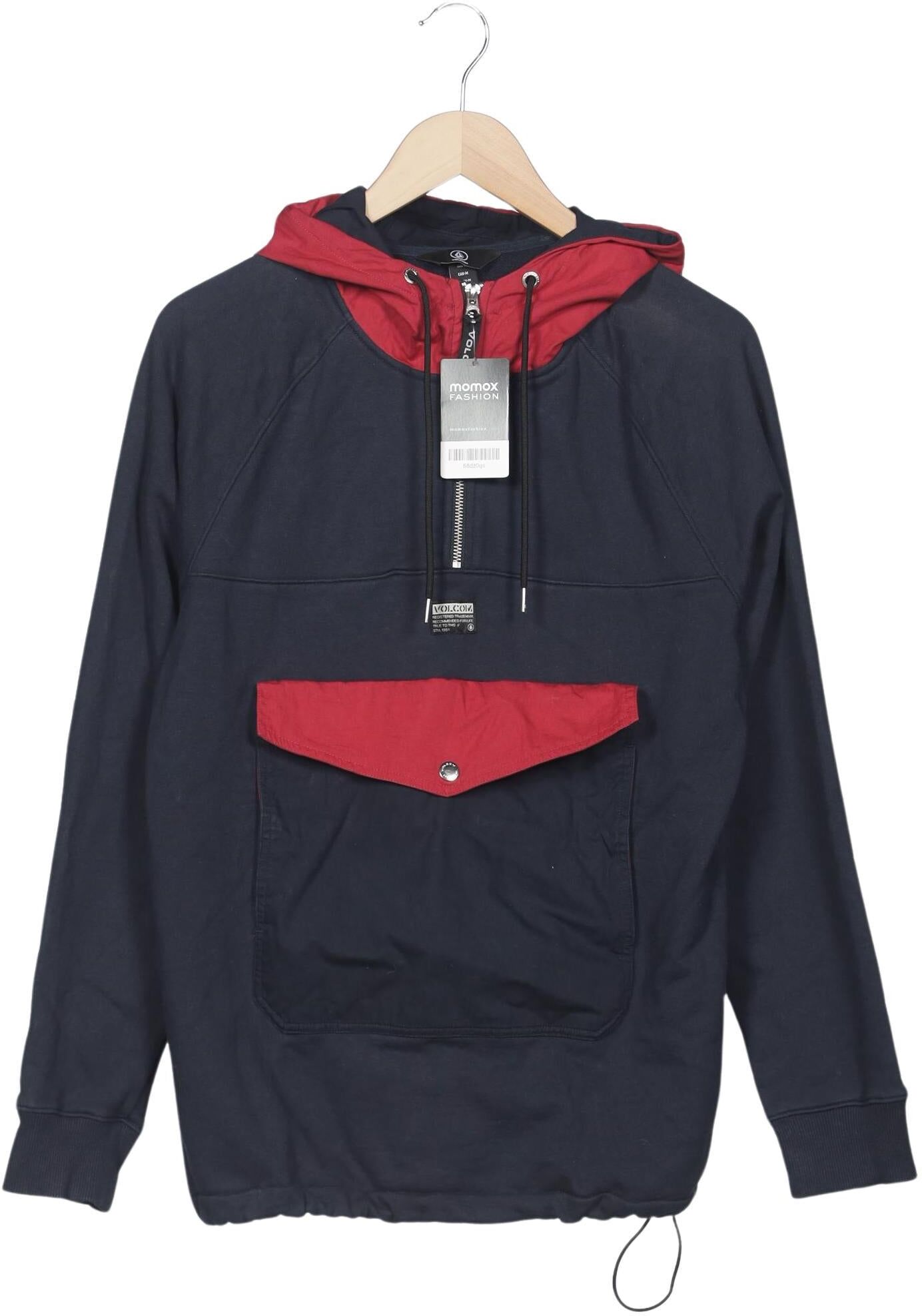 Volcom Herren Kapuzenpullover, Marineblau, Gr. M, Baumwolle / Synthetik - Second Hand