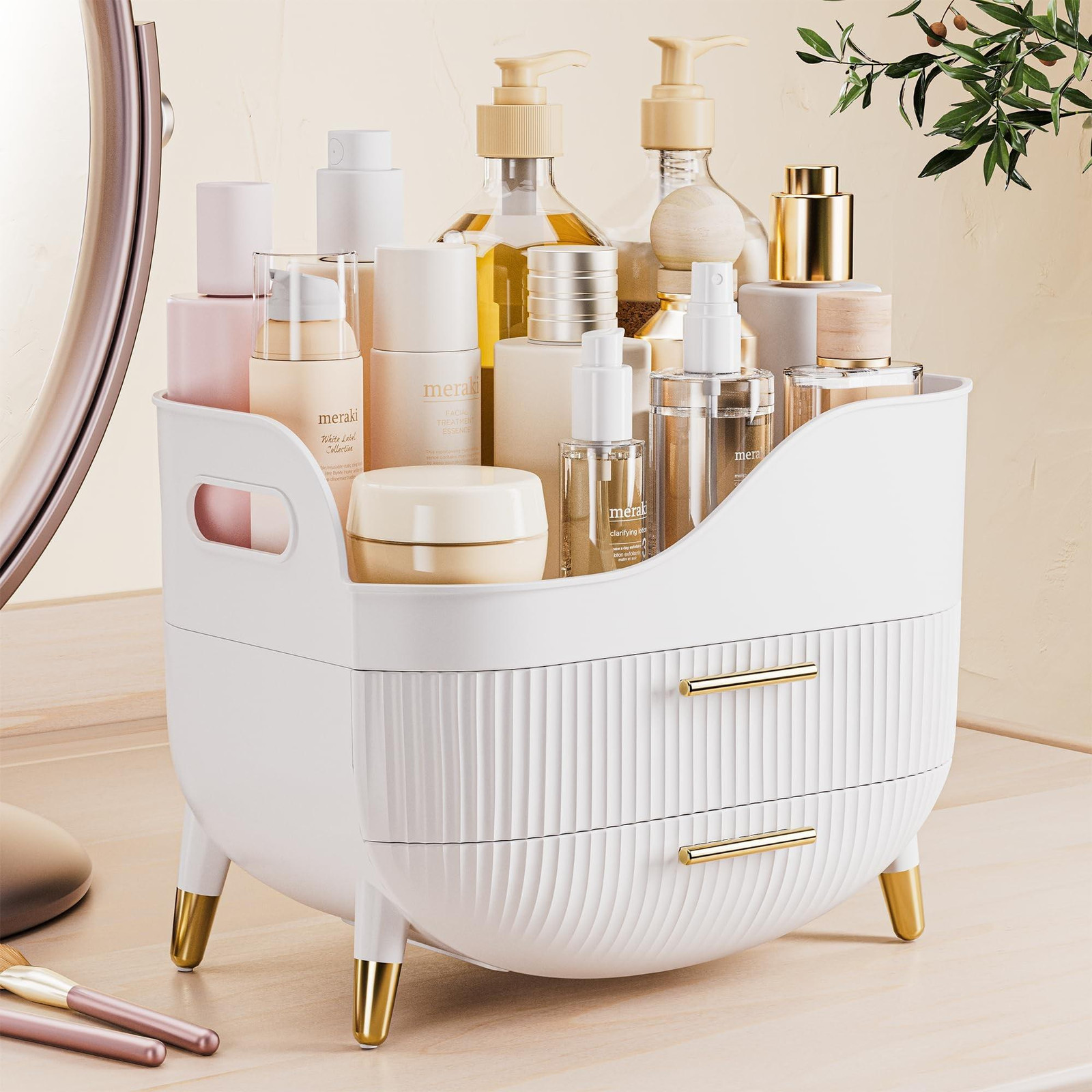 Omgoods Grote Make-up Organizer voor op de Dressingtafel