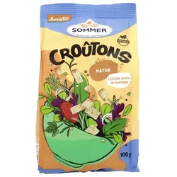 Sommer Croûtons Natur geröstete Brotwürfel demeter