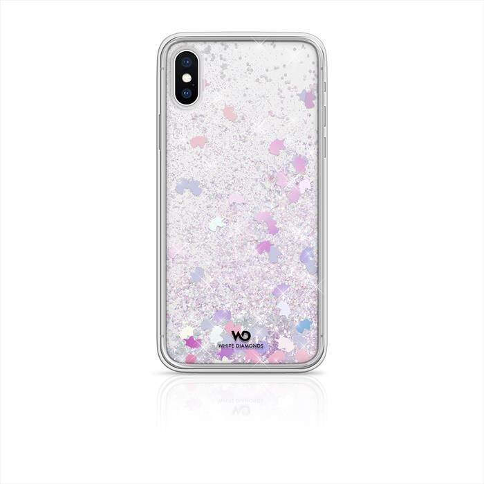 WHITE DIAMOND Sparkle Cover iPhone X/xs Unicorni-argento/tpu