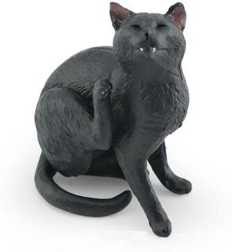 Uplifted Finds Artisan Ginger Tabby Sculpture   Hand Painted Solid Simulation Cat   Executive Desktop & Home Studio Sanctuary Decor 4