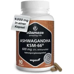 vitamaze ASHWAGANDHA KSM-66 600 mg 90 St Kapseln