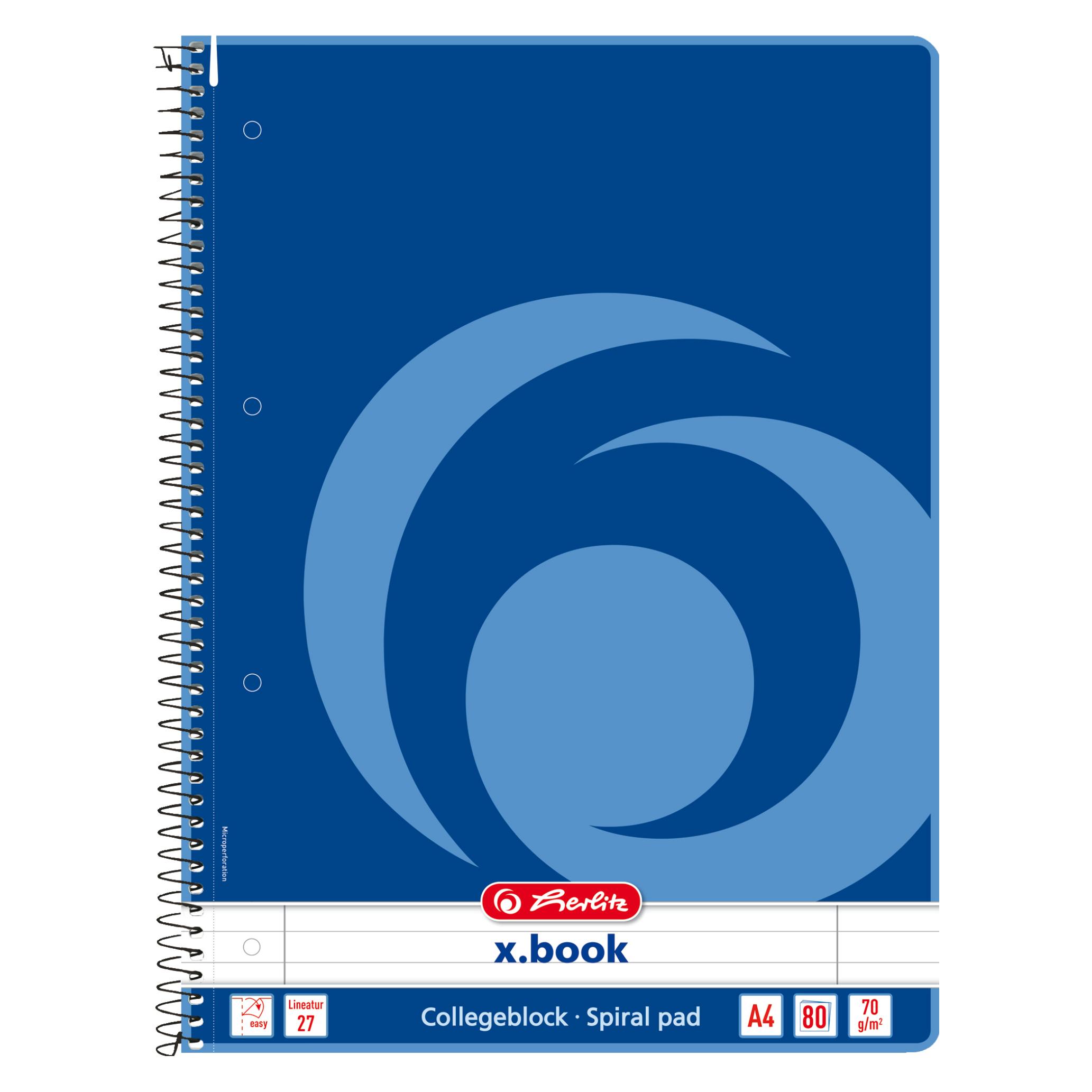 Herlitz 306423 Notizbuch (A4, Liniert) (306423)