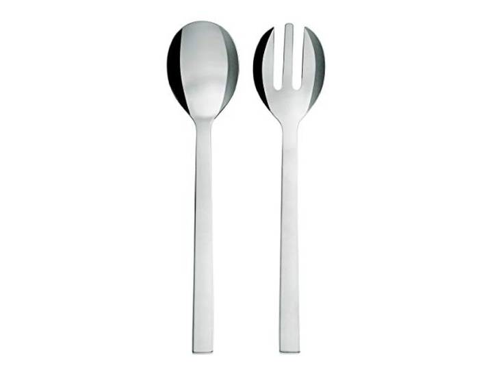 Alessi Dc05/14 Santiago Couverts à Salade en Acier Inoxydable 18/10 Brillant