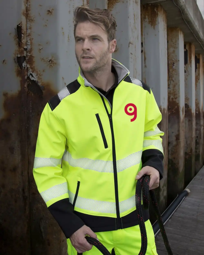 Softshell Safety Ripstop Hi-Vis 310g Personalizzate o neutre Result Work Guard