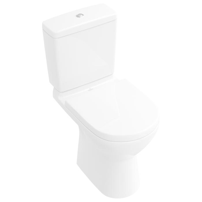Villeroy & Boch Stand-Tiefspül-WC o.Novo 566101R1 weiss Ceramicplus, für Kombination, Abg. senkrecht