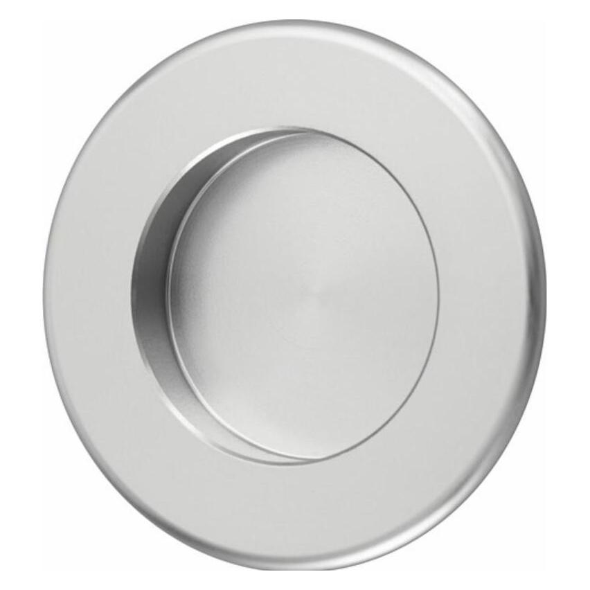 Hermeta Muschelgriff Aluminium silberfarbig eloxiert rund Einlass-Ø 35 mm (4554-01E)