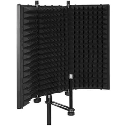Omnitronic AS-03 Mikrofon-Absorbersystem, faltbar, Audio Zubehör, Schwarz