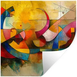 WANDTATTOO Kunst - Abstrakt - Modern Wanddeko 50x50 cm