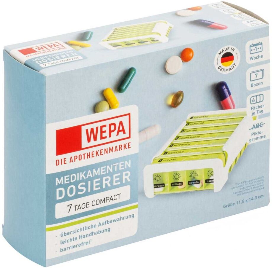 Wepa 7 Tage Compact Wochenmagazin Weiß/grün