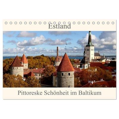 Estland - Pittoreske Schönheit im Baltikum (Tischkalender 2027 DIN A5 quer), CALVENDO Monatskalender