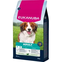 EUKANUBA Adult Small&Medium Breed Rich In Lamm & Reis 12kg