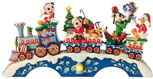Disney Traditions by Jim Shore Cheer on Track Mickey & Friends Train Christmas Figurine