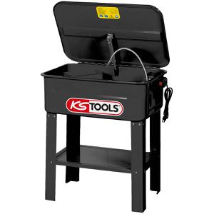 KS-Tools Teilewaschgerät 160.0039F, für Lösemittel, 75 Liter Kabinenvolumen, Pumpe mit 3,3 l/min