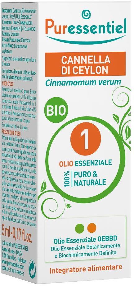 PURESSENTIEL ITALIA Srl PURESSENTIEL O.E.Cannella 5ml
