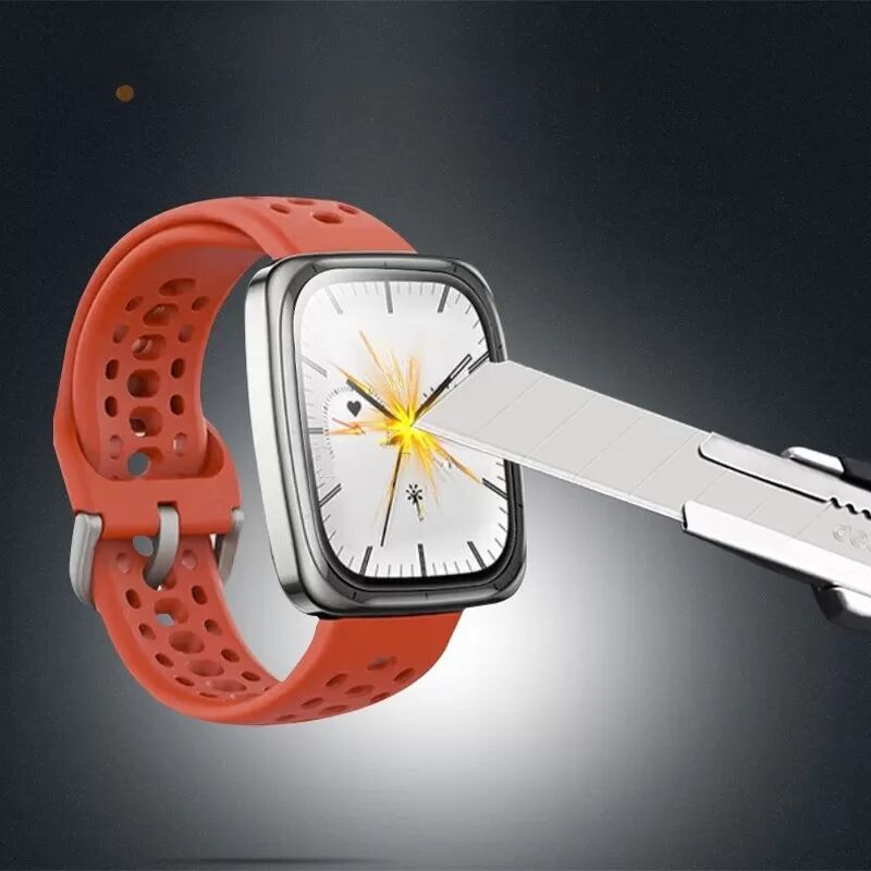INF Klares Displayschutzglas für Huami Amazfit Active 2 Square – Einfache Anbringung, 2 Stück