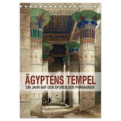 Ägyptens Tempel (Tischkalender 2026 DIN A5 hoch), CALVENDO Monatskalender