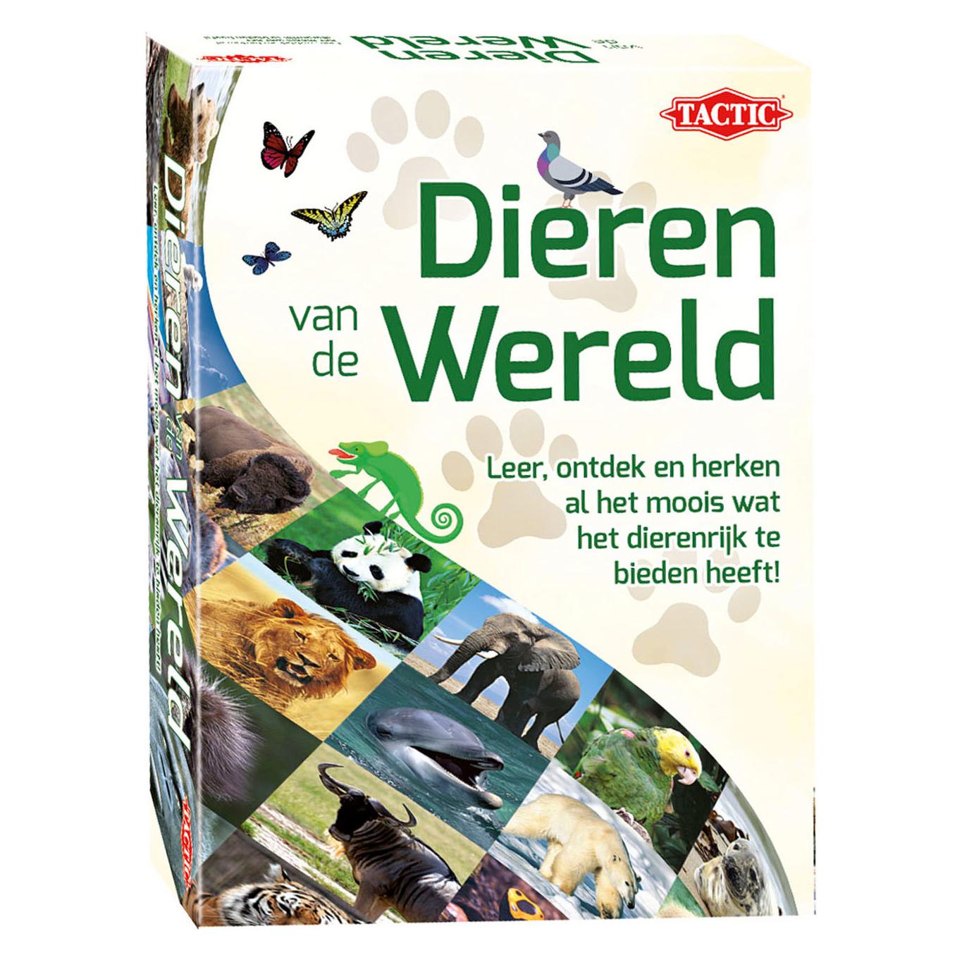 Selecta Spielzeug Kartenspiel Tiere der Welt (Niederländisch, 2 - 6 Spieler) (56669)