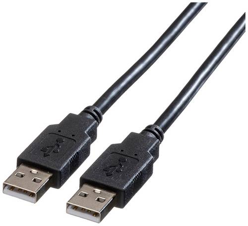 Roline USB-Kabel USB 2.0 USB-A Stecker 4.50m Schwarz Geschirmt 11.02.8945