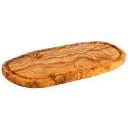 APS Servierbrett/Speisenbrett -OLIVE-34,5 x 18,5 cm, H: 2 cm