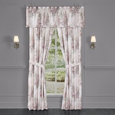 "Royal Court Estelle Blush 84"" Window Panel Pair"