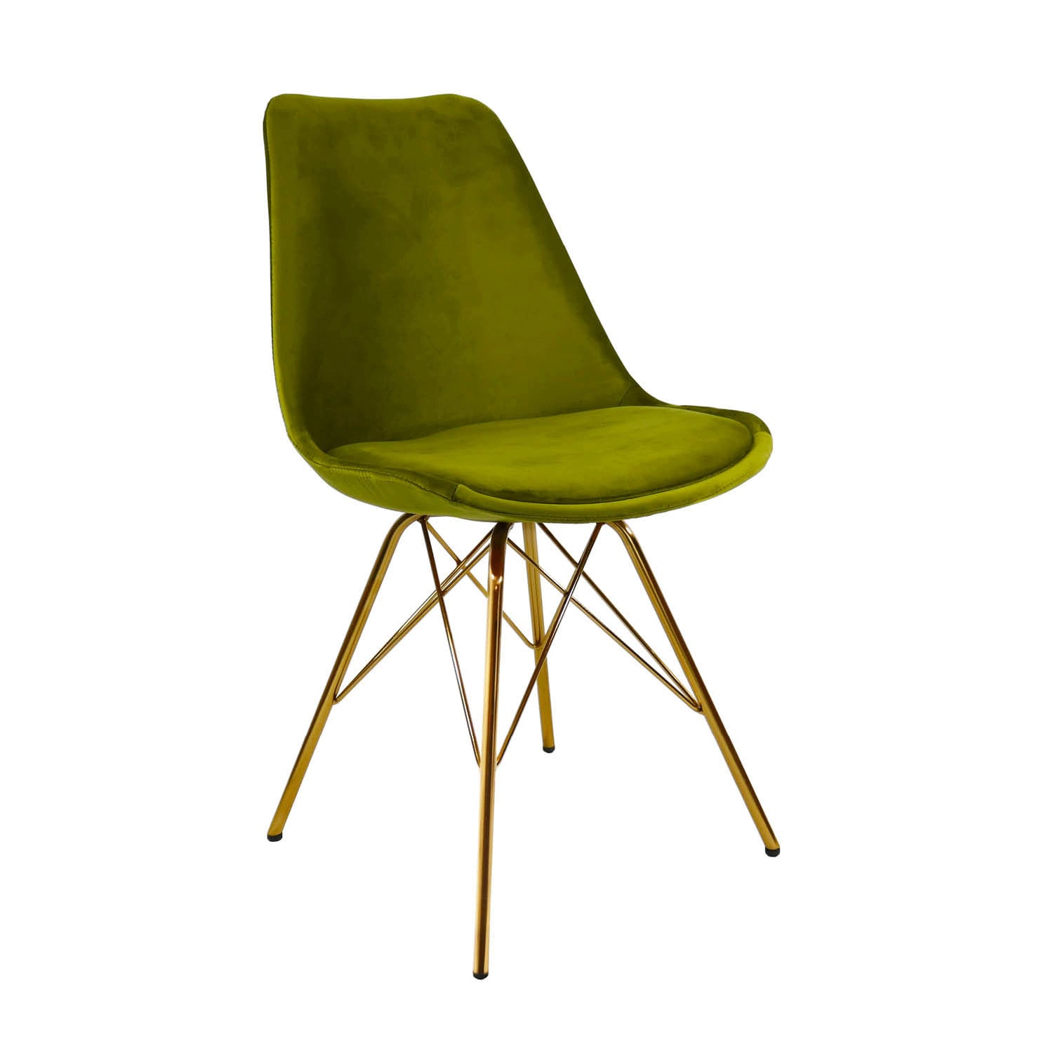 Kick kuipstoel Velvet Groen van Kick Collection