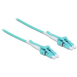 DeLOCK 1m, 2xLC InfiniBand/Glasfaserkabel LC Türkis