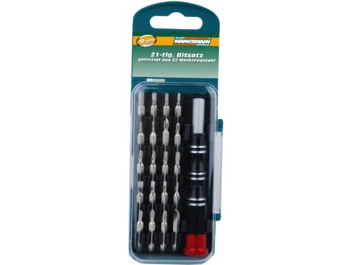 Mannesmann M29721 Fijnmechanische bitset, 21-delig