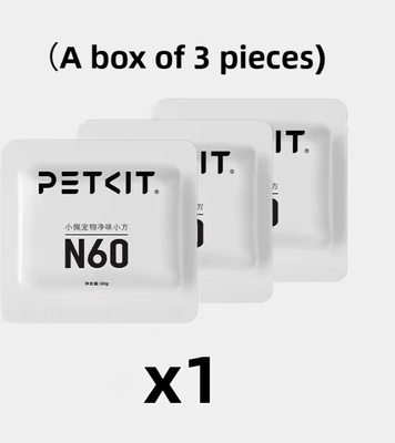 Inspire Curations PETKIT N60 Odor Control Refill Pack For PUROBOT Ultra 1 Box Of 3