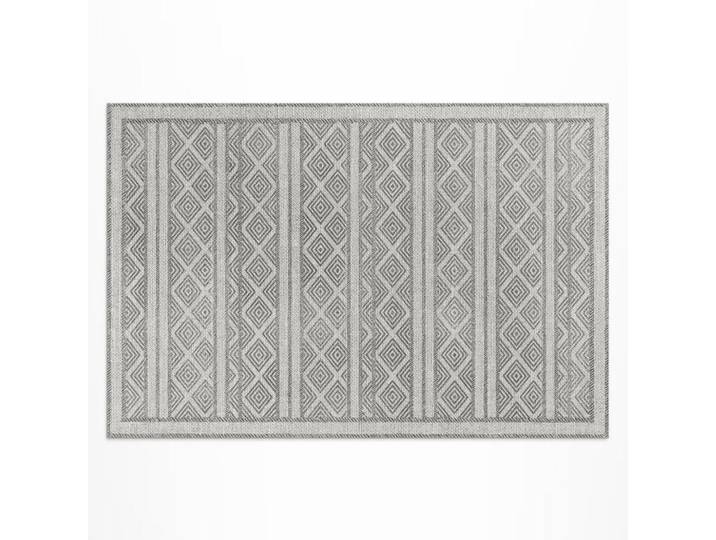 Wallfluent Teppich 60x90 cm Dekorative Bordüre, Dunkelgrau, Kunststoff, 60x90 cm, Teppiche und Böden, Teppiche