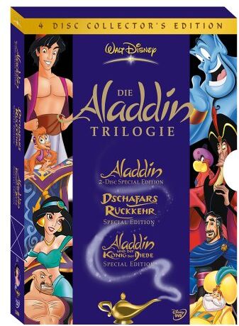 John Musker - Die Aladdin Trilogie [Collector's Edition] [4 DVDs] - Preis vom 09.10.2026 07:28:09 h