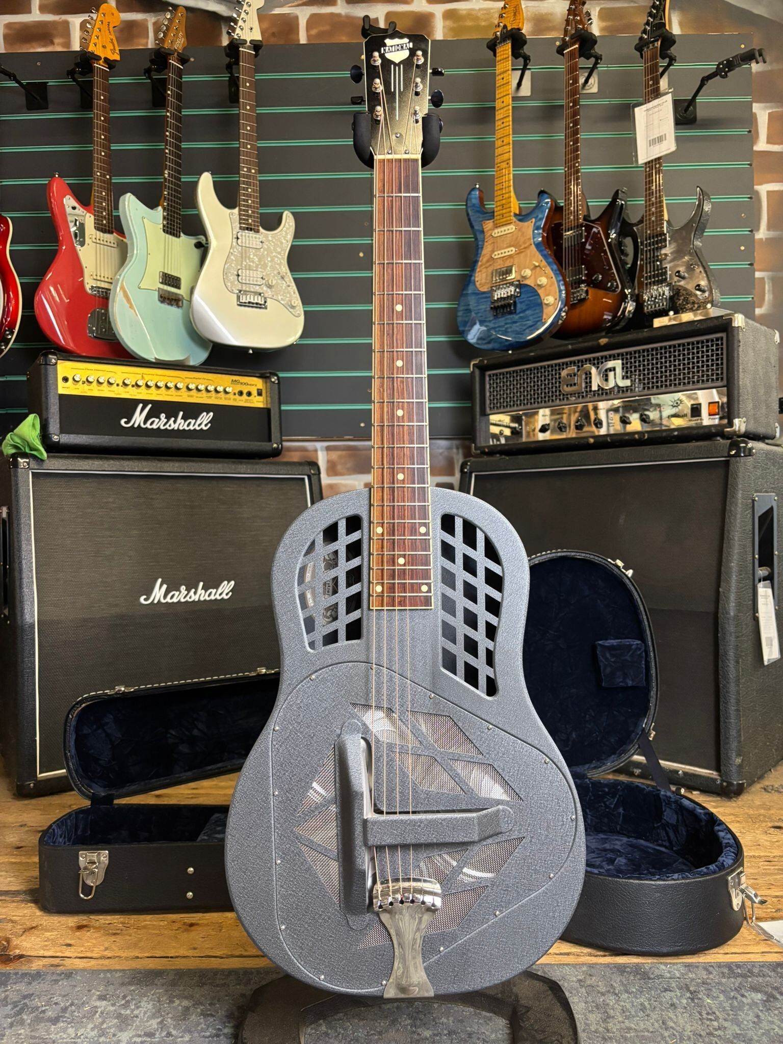 National Tricone Polychrome 2007 Resonator Acoustic Guitar   Original - Refurbished