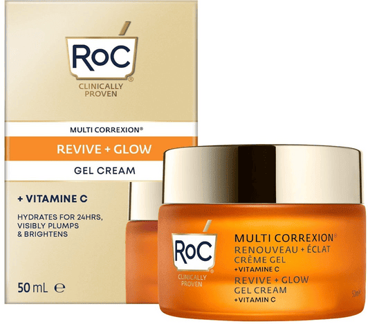 RoC Multi Correxion Revive&Glow Crema Viso Gel Illuminante 50 ml