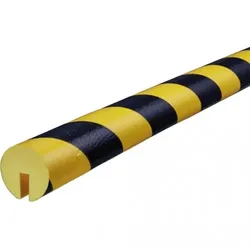 König Werbeanlagen Warn- und Schutzprofil, Knuffi, Kantenschutz, Typ B - 5000x40 mm