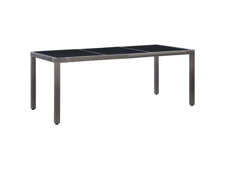 vidaXL Ensemble de jardin 9 pièces Poly rotin gris