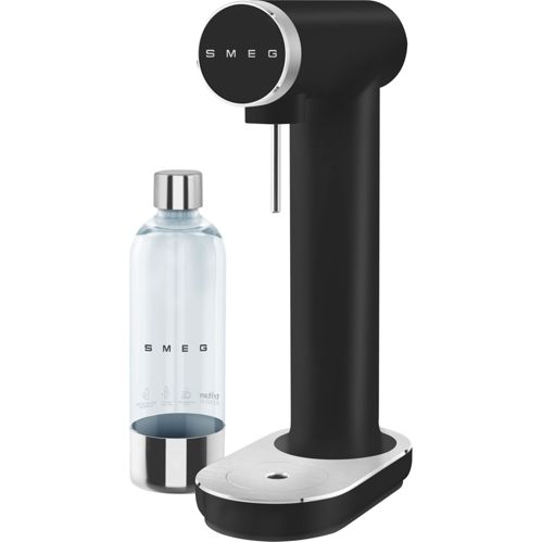 SMEG SKC01BLM Wassersprudler Schwarz-Matt