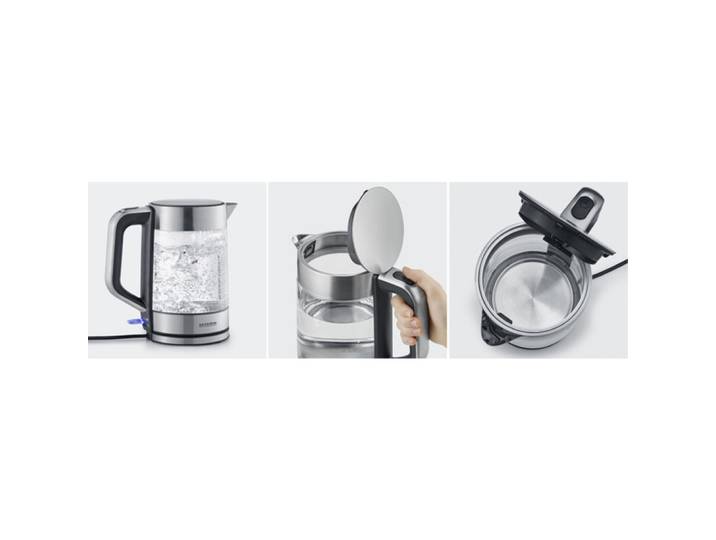 Mini bouilloire WK 3472, verre / acier inoxydable