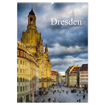 Mein Dresden (Wandkalender 2027 DIN A2 hoch), CALVENDO Monatskalender